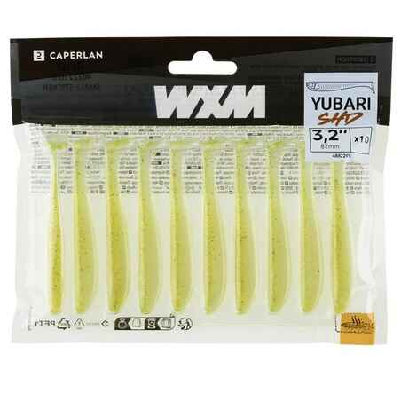 SHAD SOFT LURE WITH WXM YUBARI SHD 82 ATTRACTANT CHARTREUSE