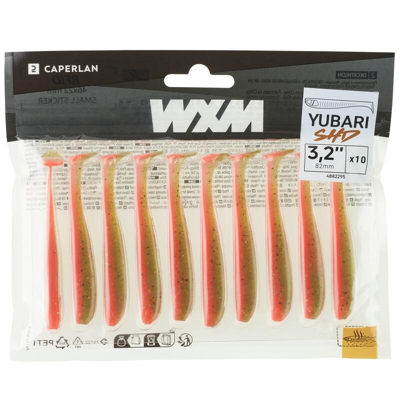 NĂLUCĂ FLEXIBILĂ SHAD CU ATRACTANȚI WXM YUBARI SHD 82 PORTOCALIU