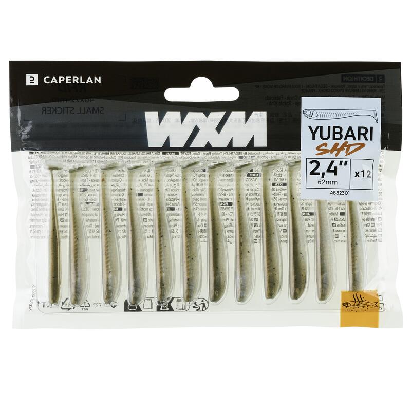 LEURRE SOUPLE SHAD AVEC ATTRACTANT WXM YUBARI SHD 62 AYU