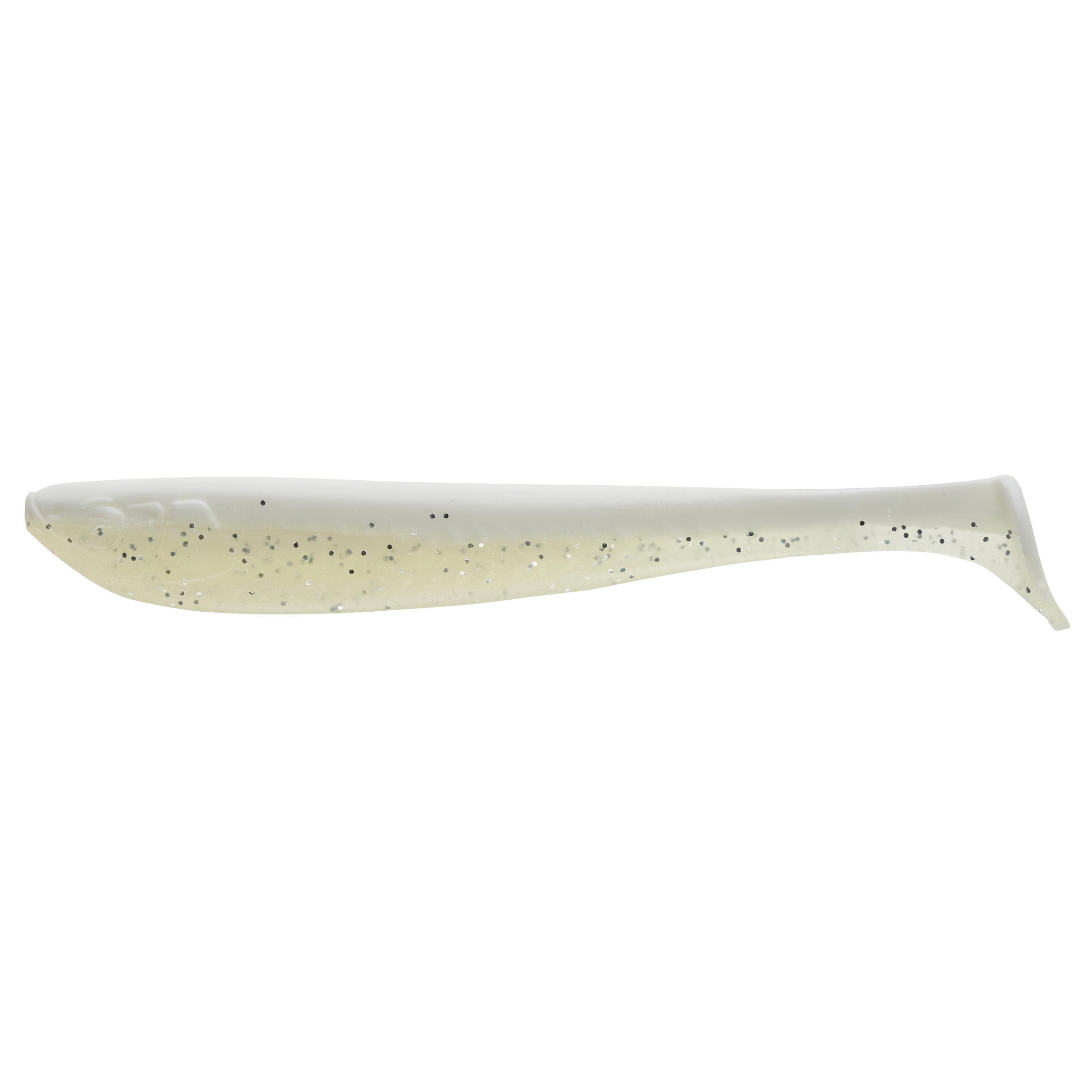 Leurre souple shad avec attractant WXM Yubari SHD 120 blanc Blanc