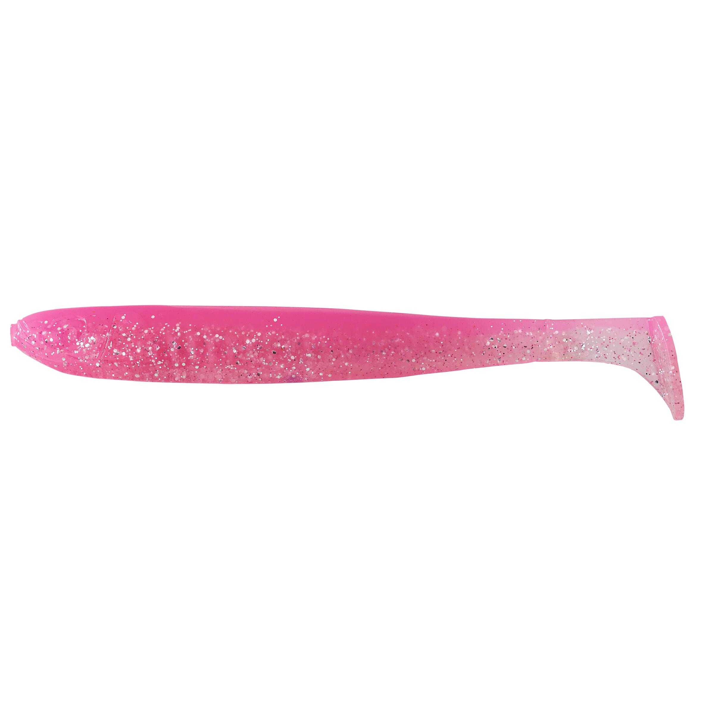 AMOSTRA FLEXÍVEL SHAD COM ATRATIVO PESCA WXM YUBARI SHD 100 ROSA 8/9