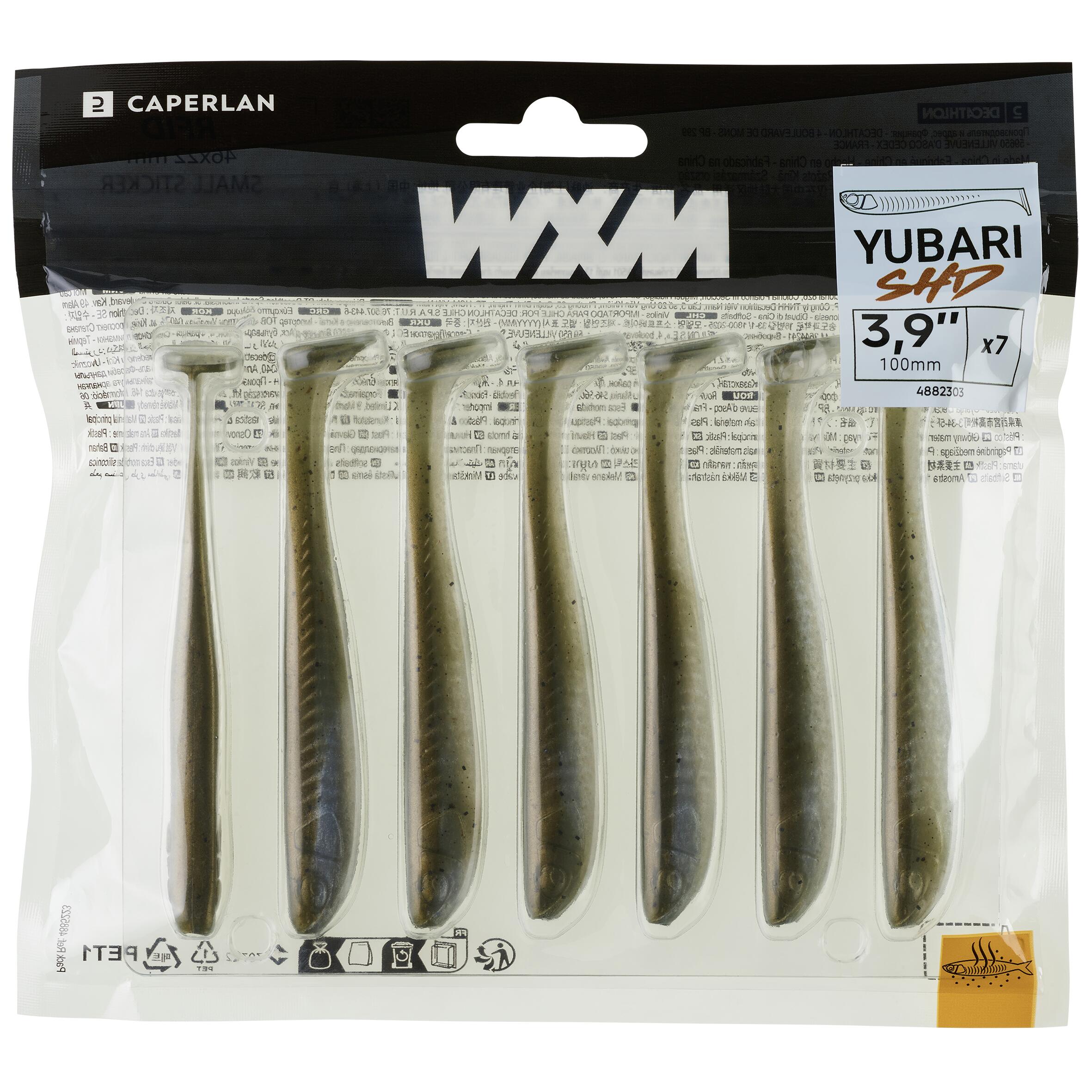 LEURRE SOUPLE SHAD AVEC ATTRACTANT WXM YUBARI SHD 100 AYU 4/9