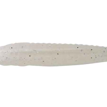 Kirmelės formos minkštas masalas su viliojimo medžiaga „WXM Yubari GRB 90 white“