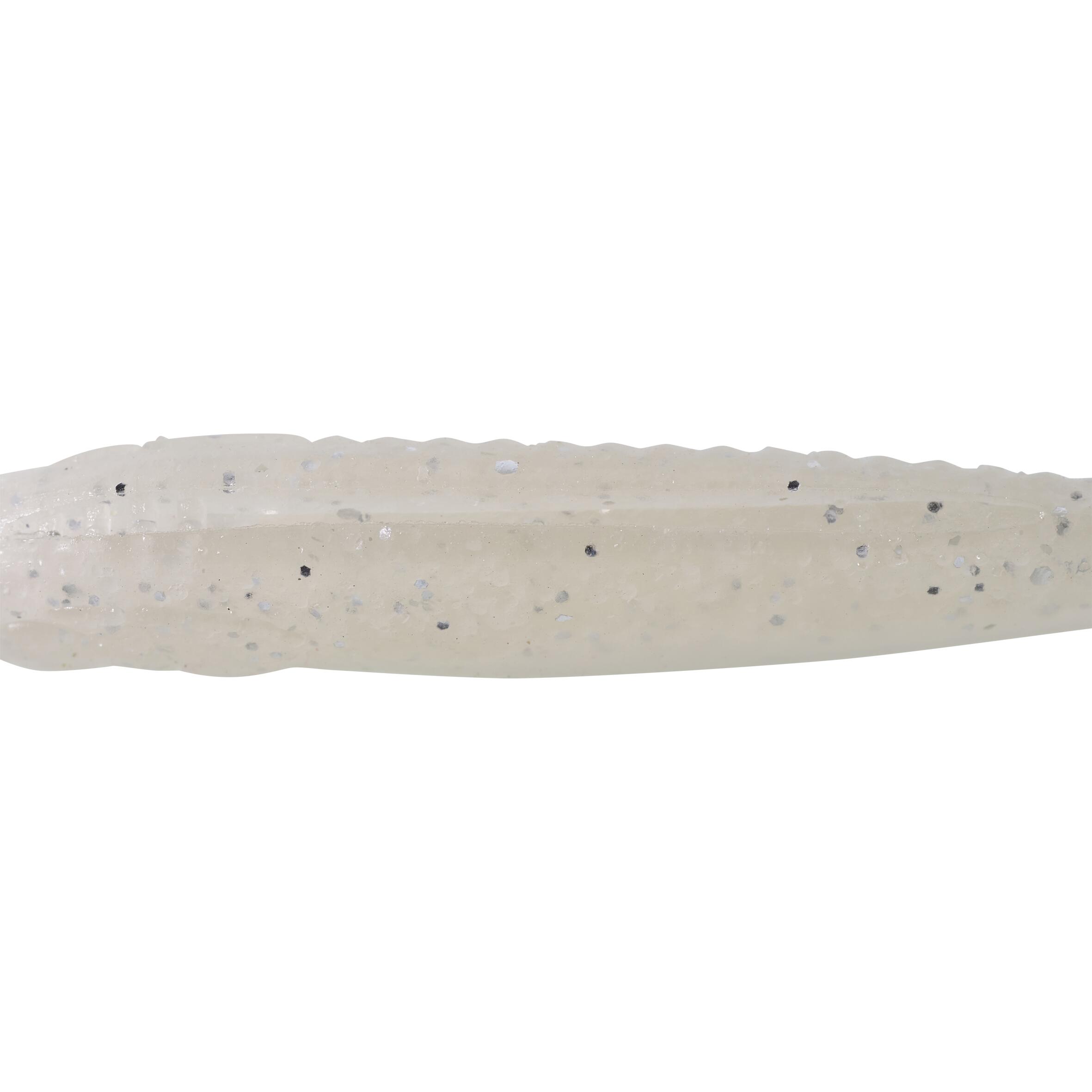 GRUB SHAPED SOFT LURE WITH ATTRACTANT WXM YUBARI GRB 90 WHITE 3/6