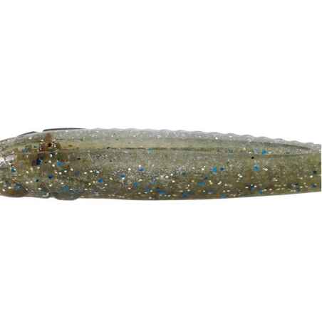 Kirmėlės formos minkštas masalas su viliojimo medžiaga „WXM Yubari GRB 90“, žuvelė