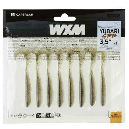 Minkšto masalo kirmėlė su viliojimo medžiaga „WXM Yubari GRB 90“, žalia