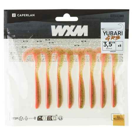 Minkšto masalo kirmėlė su viliojimo medžiaga „WXM YUBARI GRB 90“, oranžinė