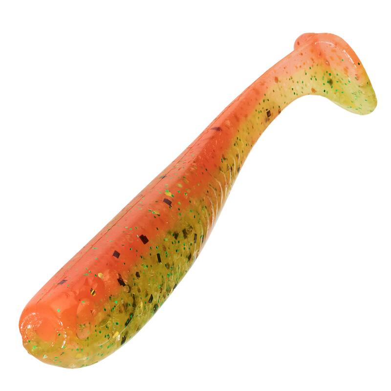 LEURRE SOUPLE SHAD AVEC ATTRACTANT WXM YUBARI SHD 62 ORANGE