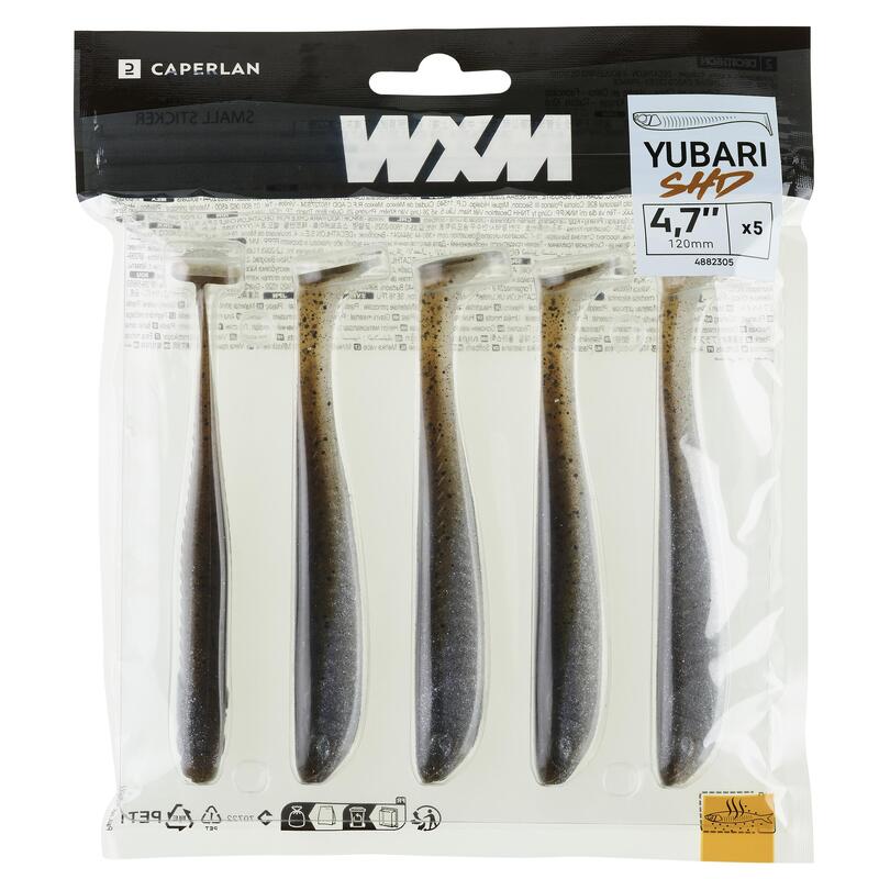 SET NĂLUCI FLEXIBILE SHAD CU ATRACTANȚI WXM YUBARI SHD 120 