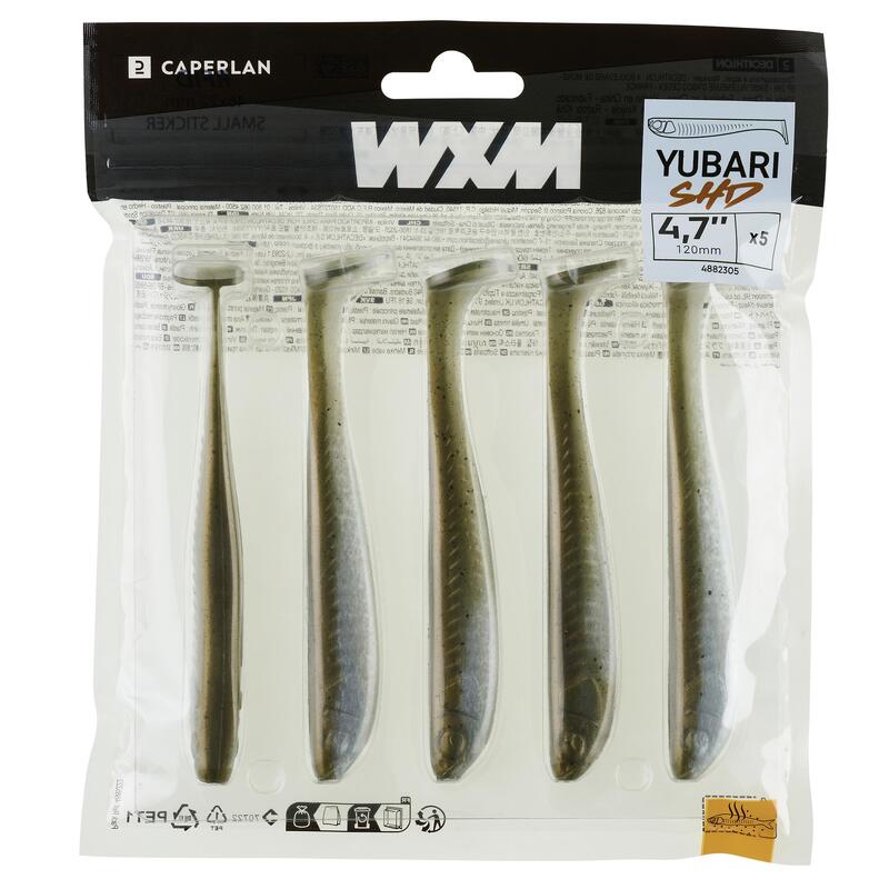 LEURRE SOUPLE SHAD AVEC ATTRACTANT WXM YUBARI SHD 120 AYU