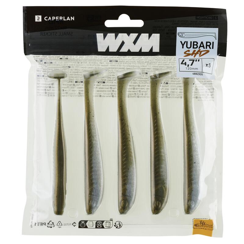 SET NĂLUCI FLEXIBILE SHAD CU ATRACTANȚI WXM YUBARI SHD 120 AYU