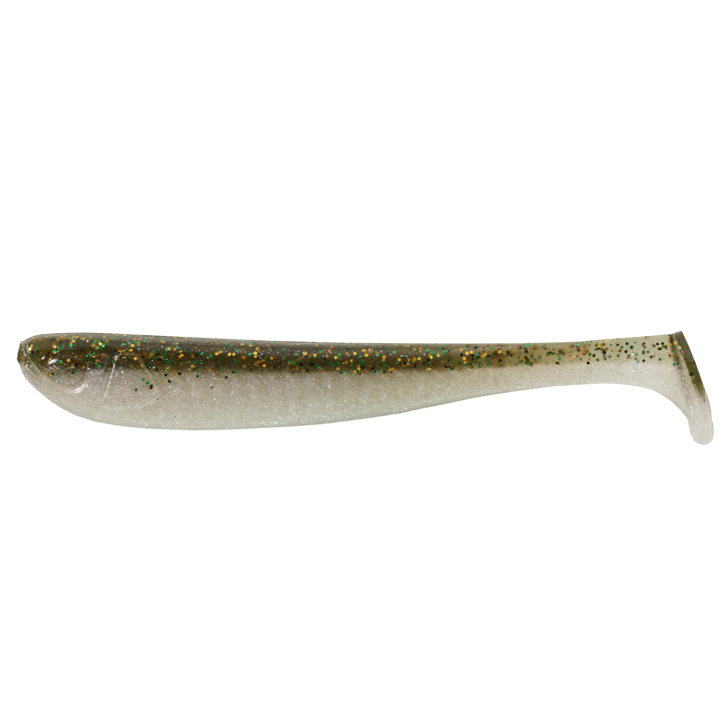 AMOSTRA FLEXÍVEL SHAD COM ATRATIVO PESCA WXM YUBARI SHD 100 VERDE 8/9