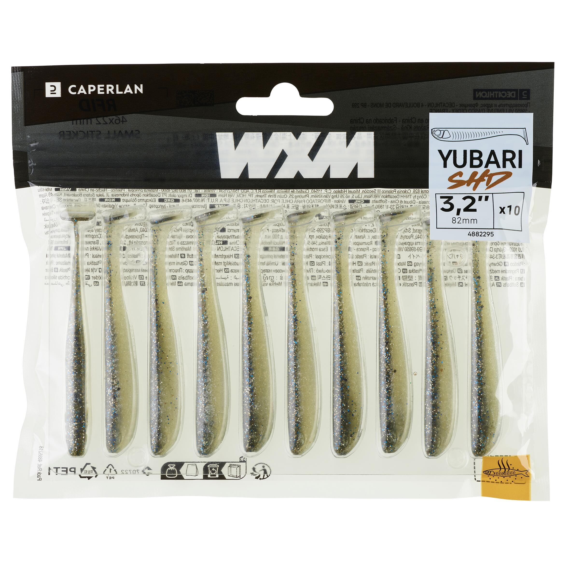 Esca artificiale morbida shad con scent WXM YUBARI SHD 82 pesce 4/9