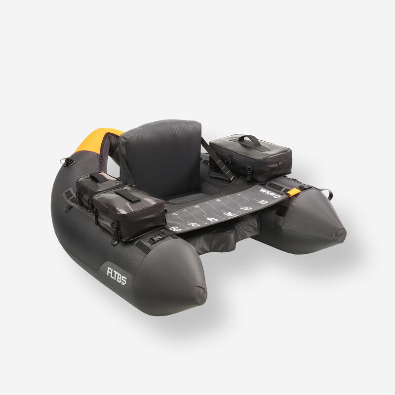 FLOAT TUBE PESCA FLTB-5 V2 MOTORIZÁVEL CINZENTO/LARANJA