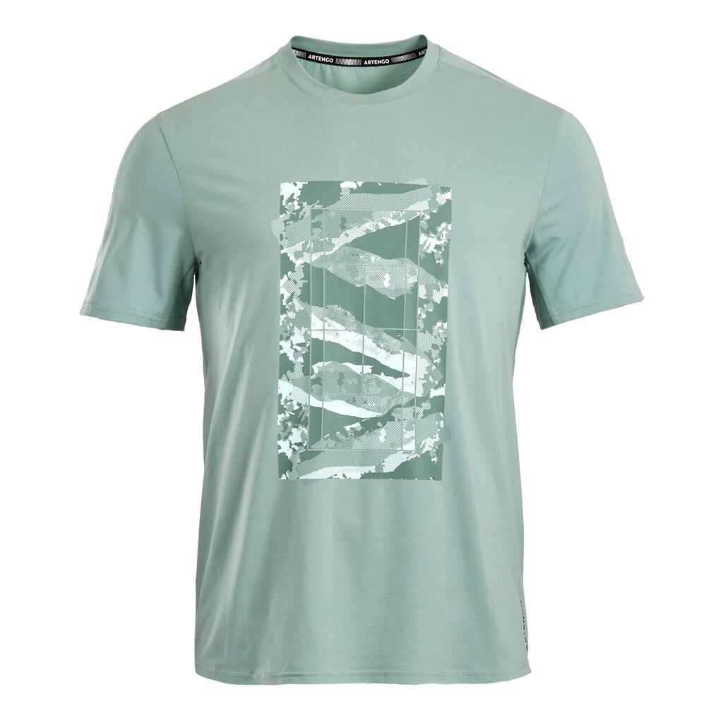 Herren T-Shirt Tennis - Soft kaki