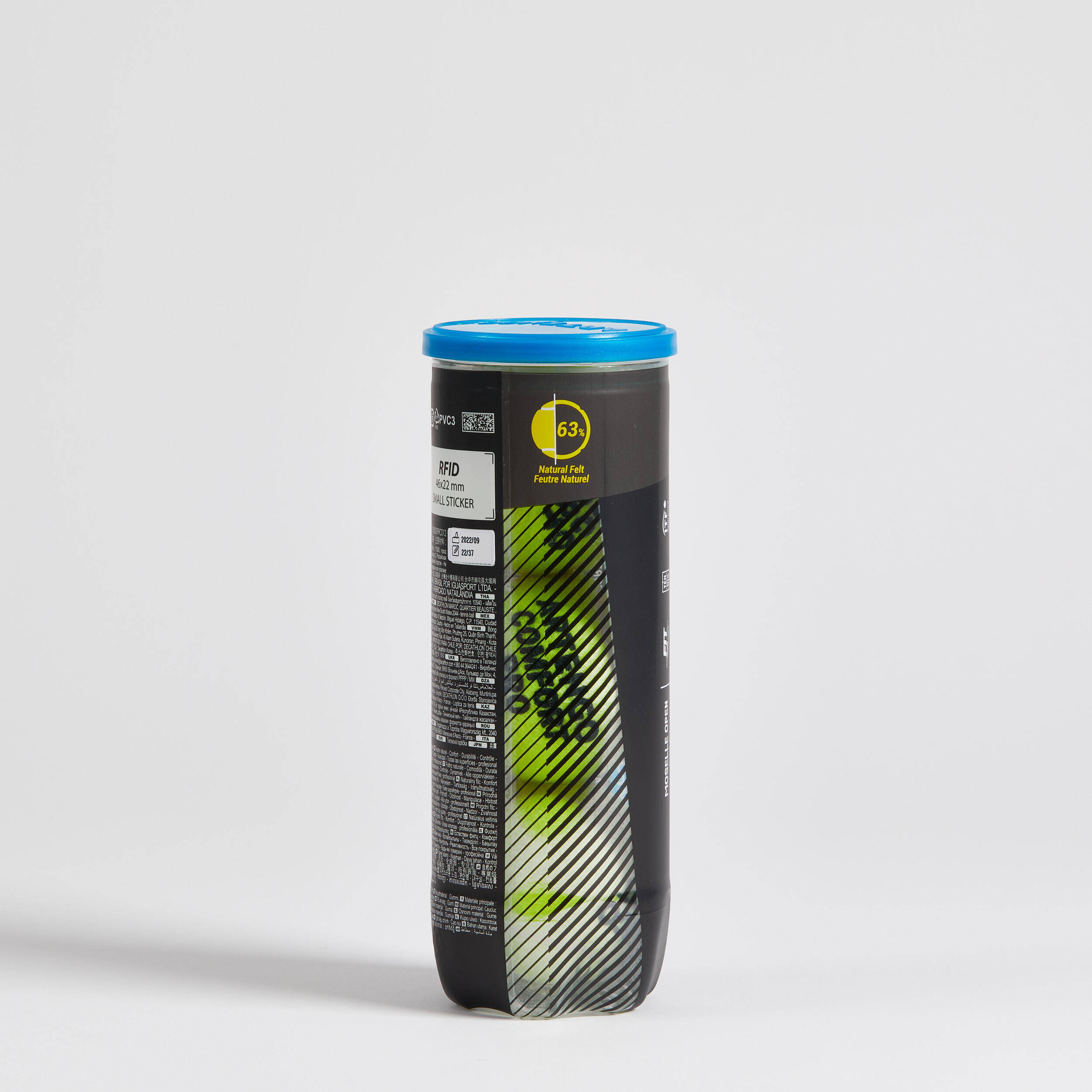 Versatile Tennis Ball Comfort Pro 3-Pack x 24 - Yellow -  4