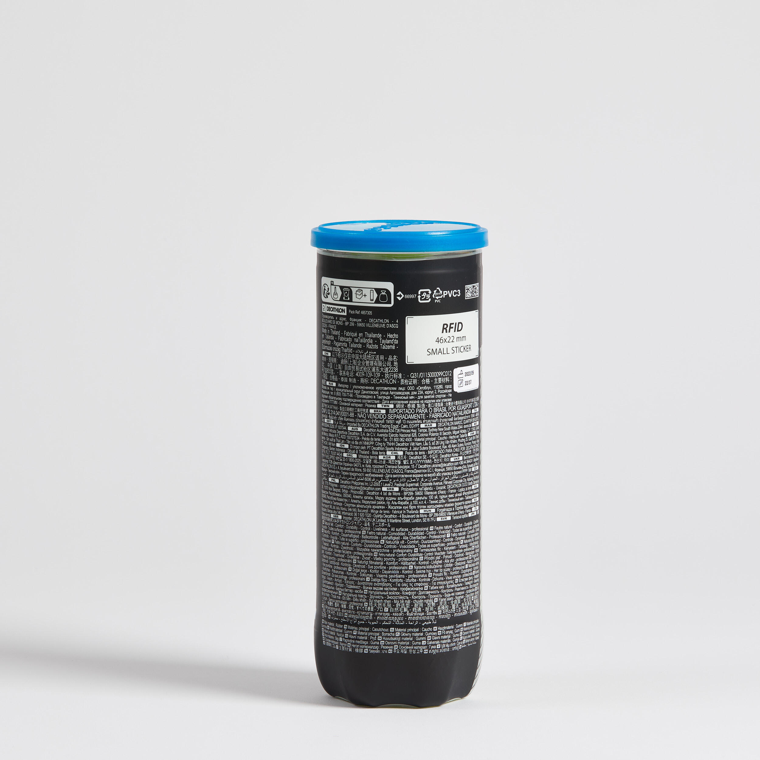 Versatile Tennis Ball Comfort Pro 3-Pack x 24 - Yellow