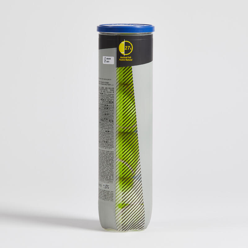 Tennisbälle Artengo Comfort - 4er-Dose gelb
