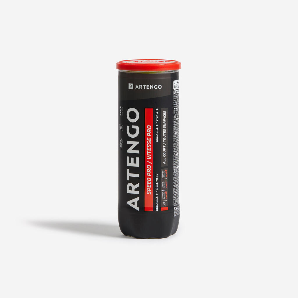 Rumene teniške žoge Speed Pro (3x)