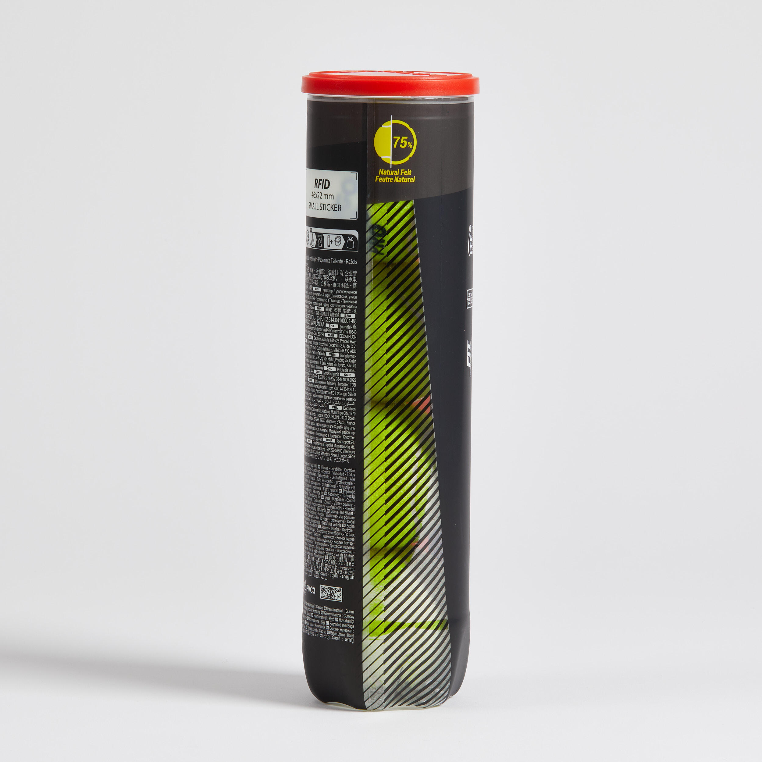 Tennis Balls Speed 4-pack - TB 930 Yellow - ARTENGO