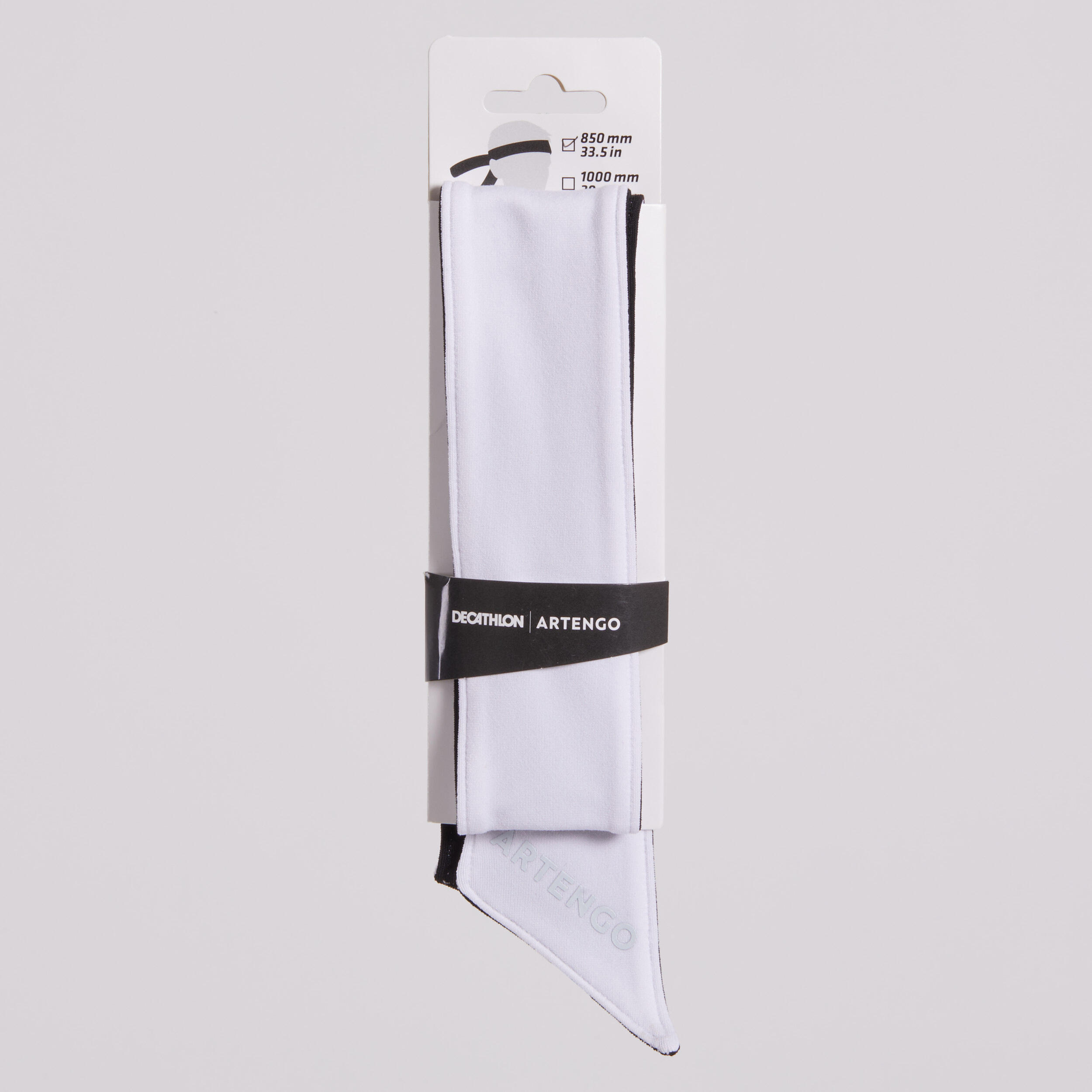 ARTENGO BANDANA DA TENNIS REVERSIBILE BIANCO NERO T 0,85 METRI