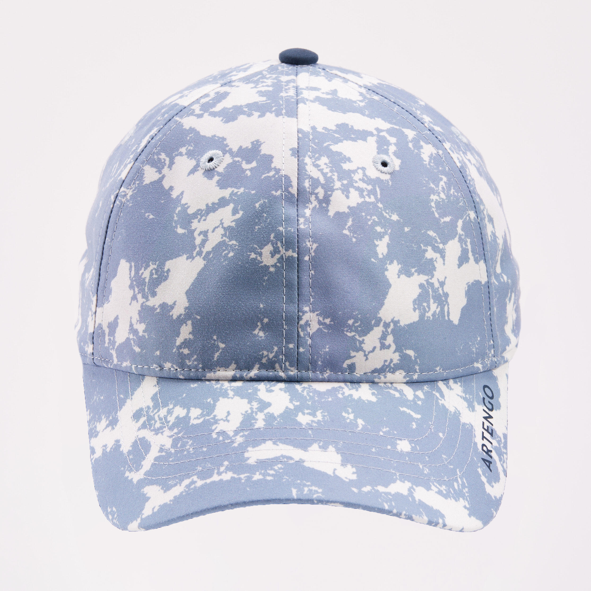 Tennis Cap Large TC 500 Size 58cm - Sky Blue/Pattern