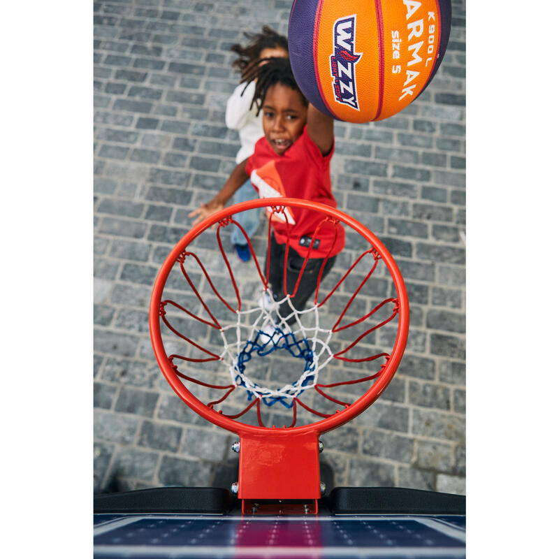 兒童款可調節籃球架K900（1.6m 至 2.2m） - 藍色/黑色