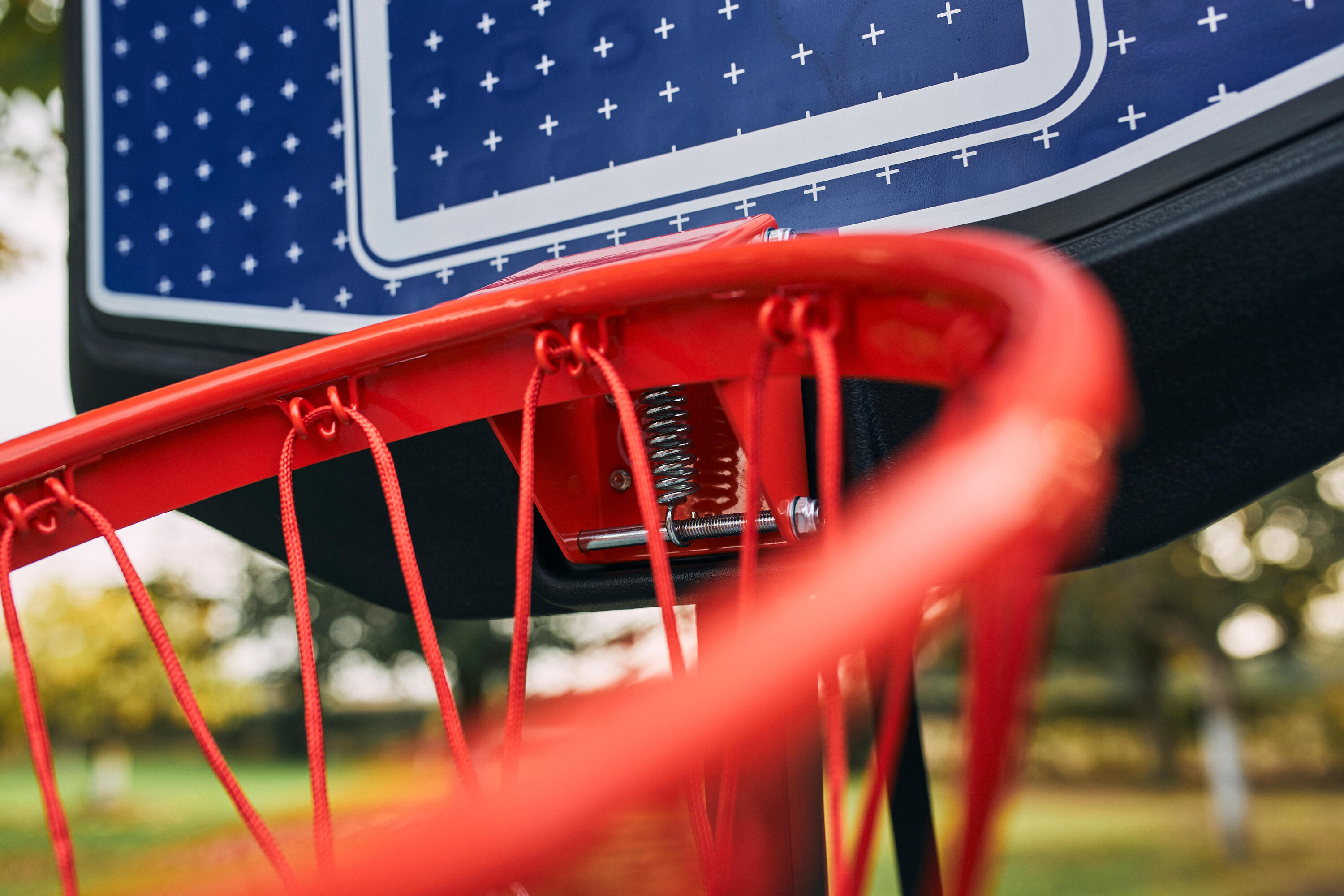 Panier de basket enfant dunk sur pied réglable 1,60m à 2,20m - k900 bleu noir 24/29