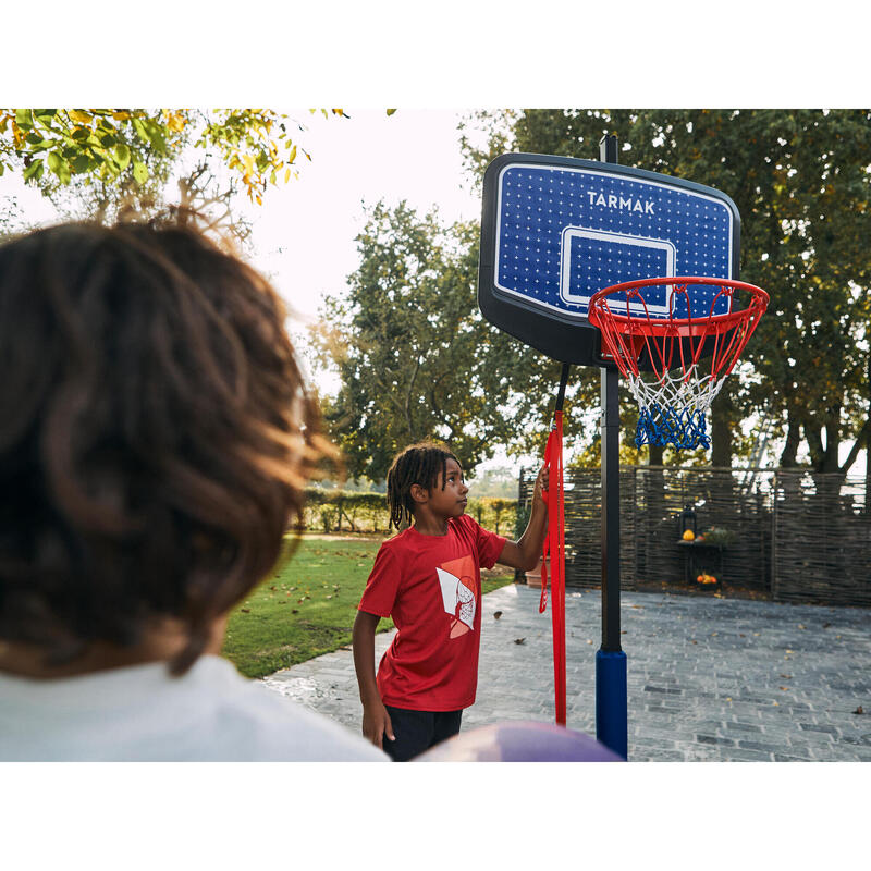 Basketbalpaal voor kinderen K900 Dunk verstelbaar van 1,60 m tot 2,20 m blauw/zwart