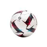 Balón de fútbol híbrido FIFA BASIC F500 talla 5 nieve y niebla rojo -  Decathlon