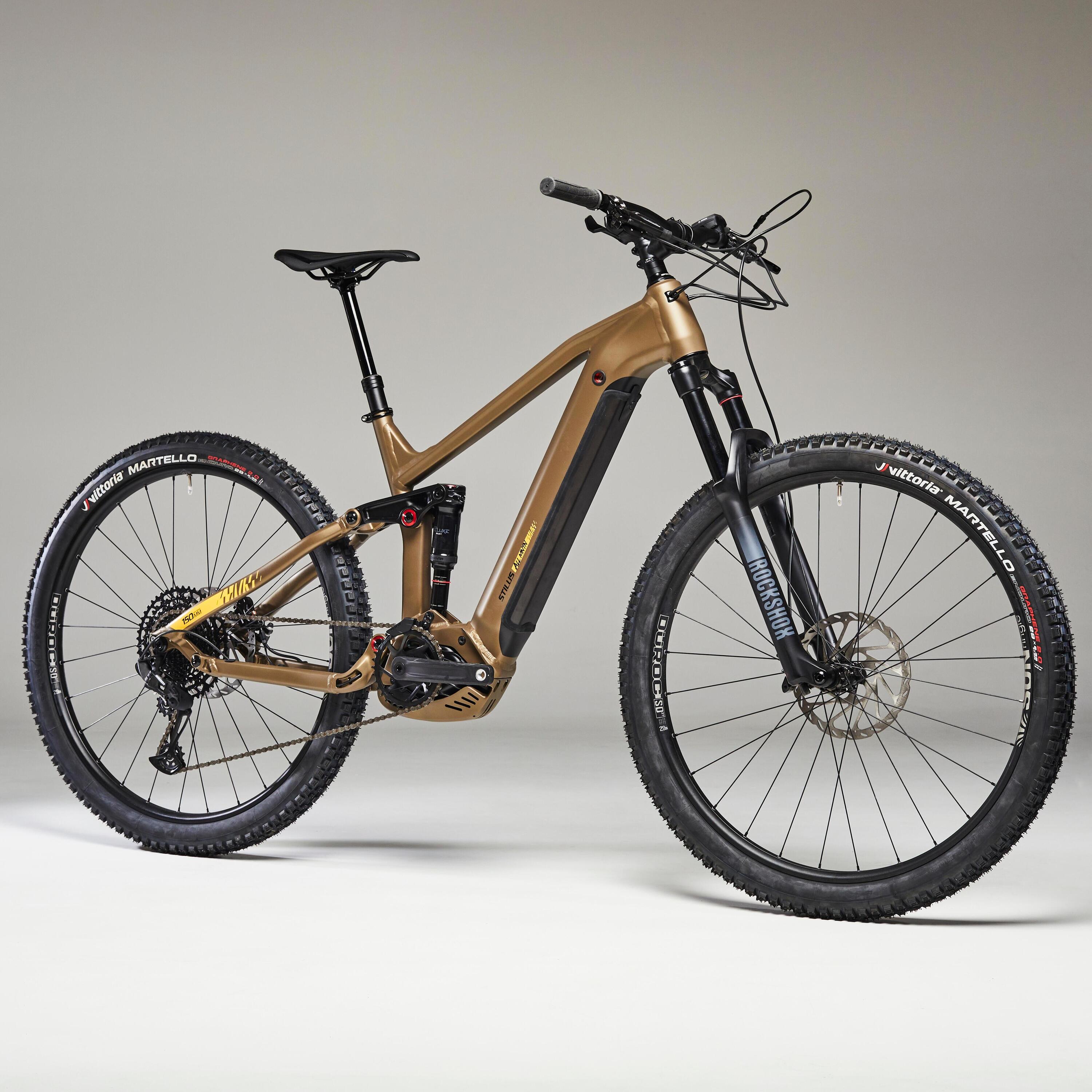 29" Full Suspension Electric Mountain Bike E-All Mountain - Ochre 11/30