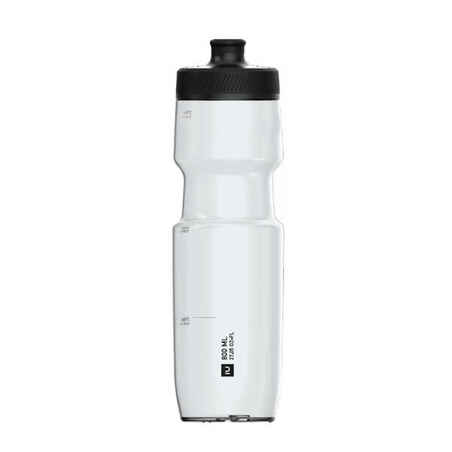 Caramañola ciclismo Van Rysel 800 ml transparente