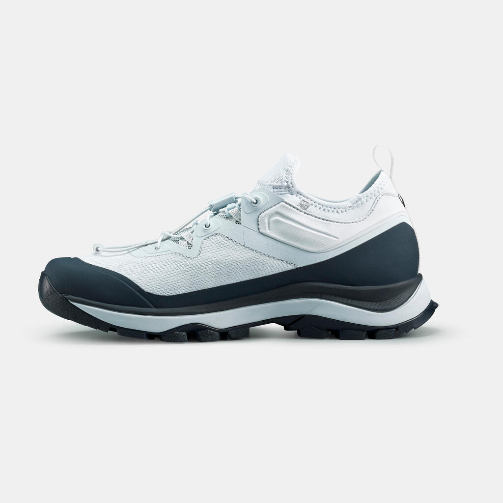 Tenis de senderismo rápido ultra ligeros para mujer FH500 Ice Blue