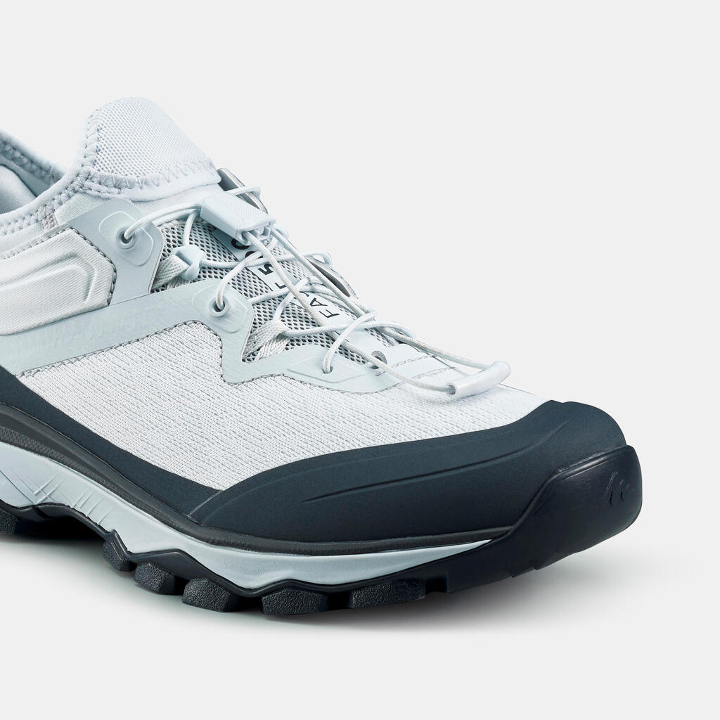Tenis de senderismo rápido ultra ligeros para mujer FH500 Ice Blue