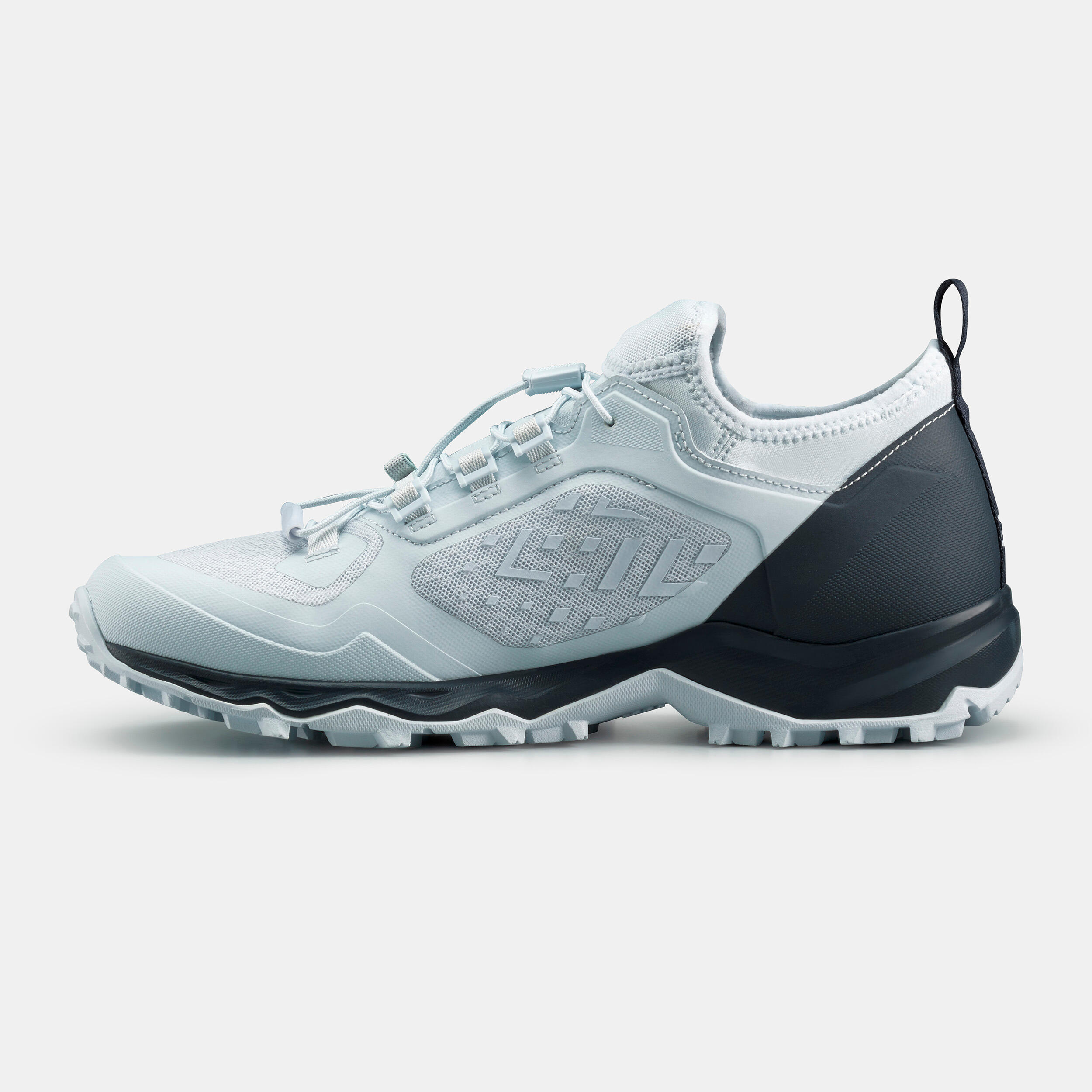 Tenis ultra-livianos para senderismo Hombre	Quechua FH500 blanco 2/5