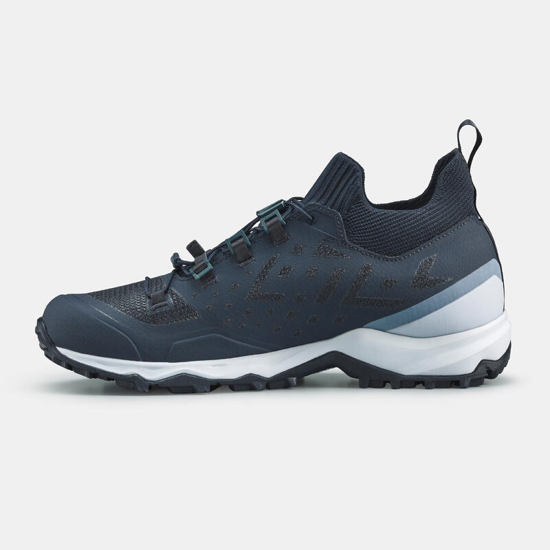 Men's ultra-light, waterproof hiking shoes - FH500 - Blue White