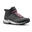 Waterdichte schoenen voor bergwandelen dames MH500 mid grijs
