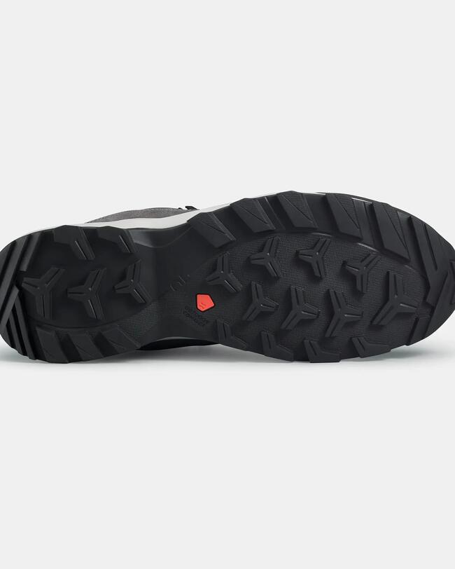 Scarpe da trekking donna MH500 MID impermeabili grigie