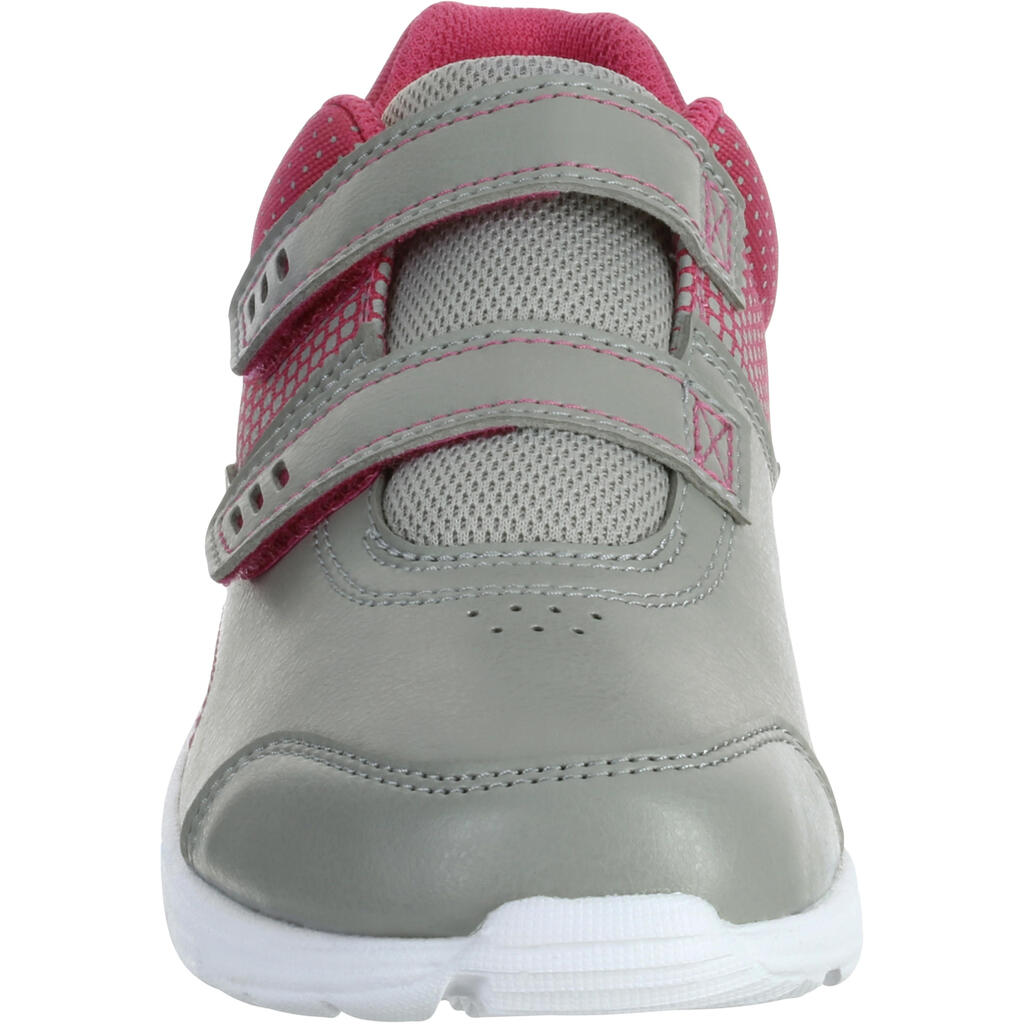 Sportschuhe Actiwalk 100 Kinder grau/rosa