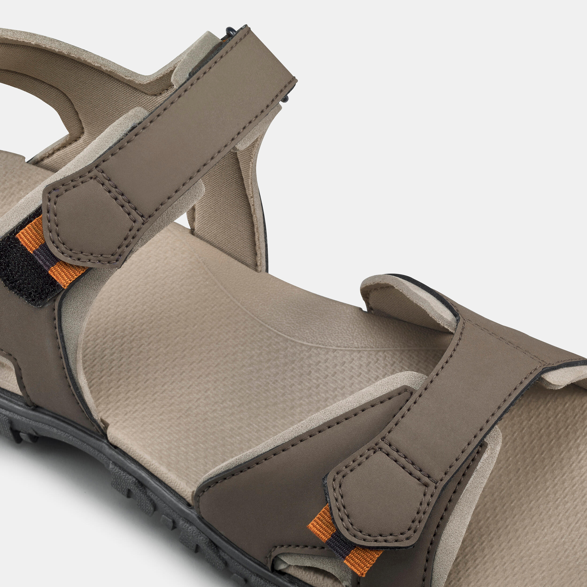 Sandalias de montaña y trekking Hombre Quechua NH100. Plantilla extraíble 6/7