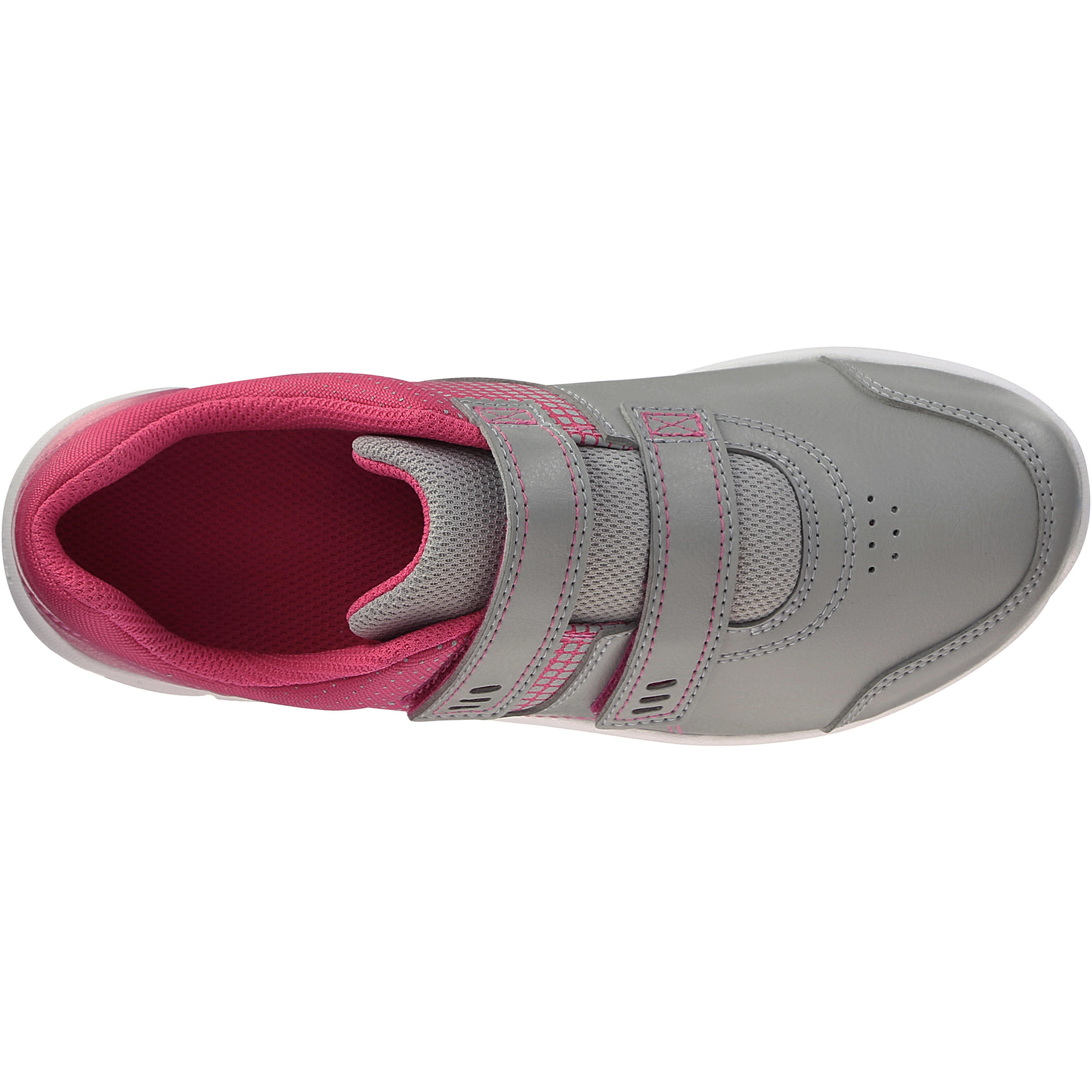 Actiwalk 100 Children's Fitness Walking Shoes - Grey/Pink 5/13
