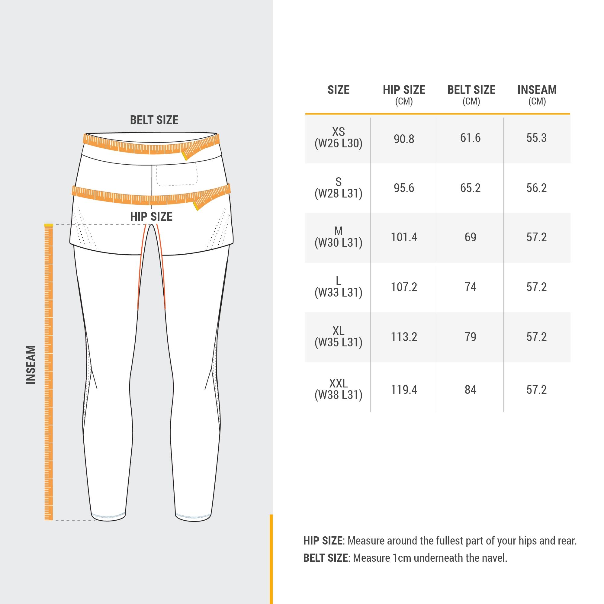 Women’s ultra-light short leggings - fast hiking - FH900 Blue 6/9