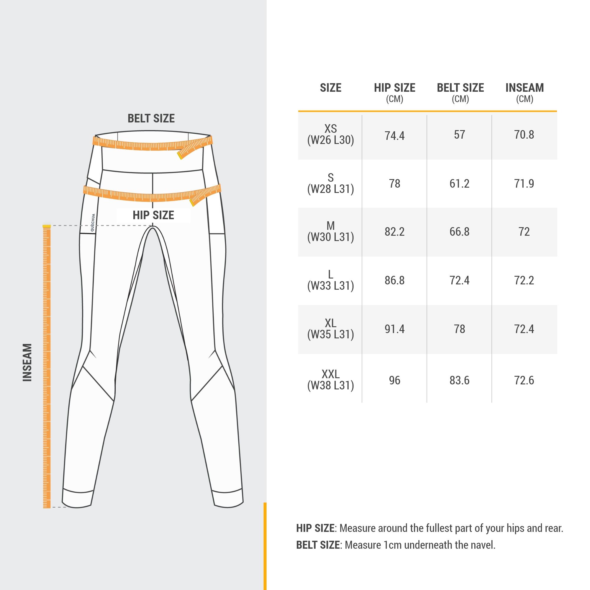 QUECHUA Dámske legíny MH500 na vysokohorskú turistiku 2XL (W38 L31) · záber 4