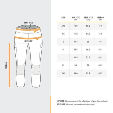 Legging 3/4 de randonnée montagne - MH500 - Femme