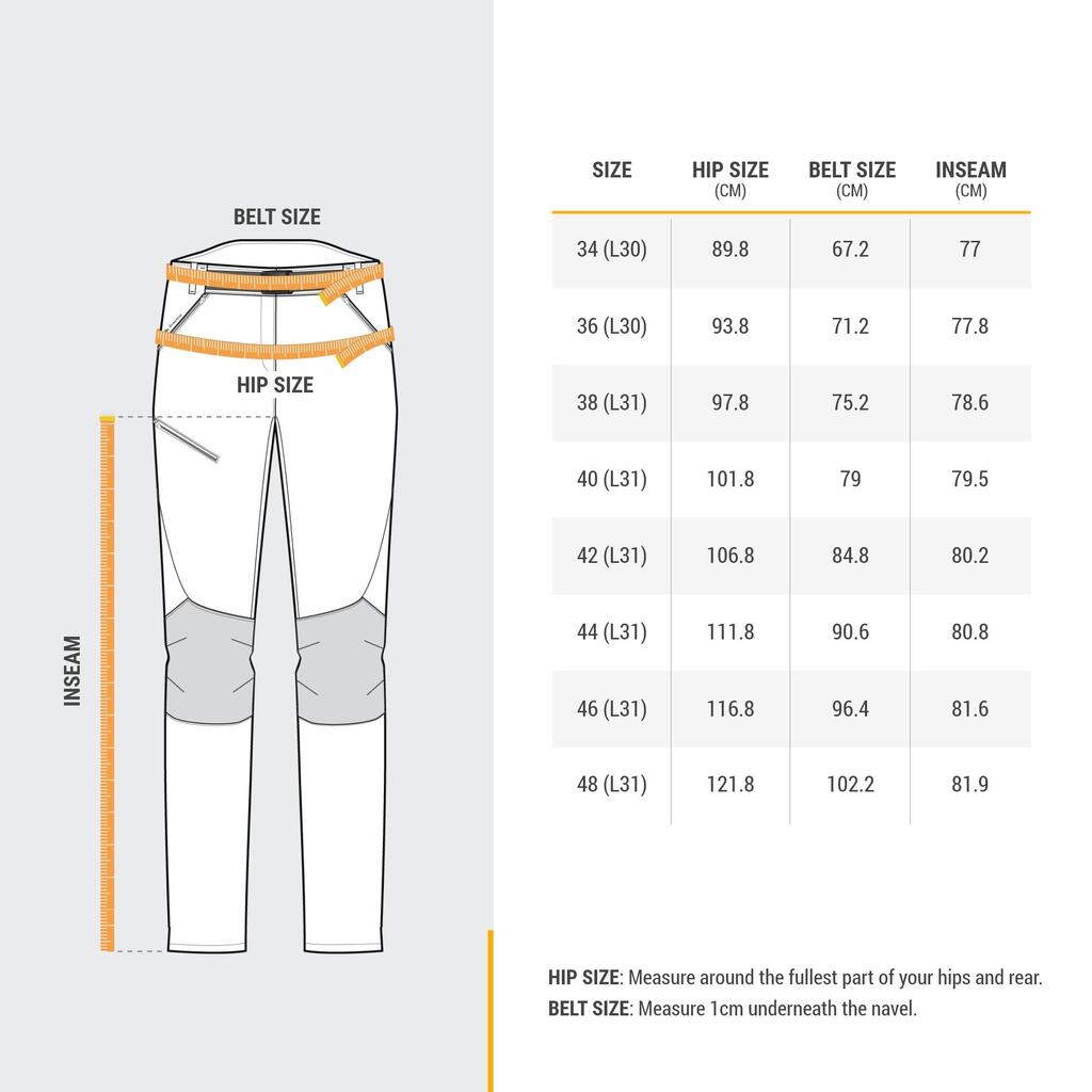 Women's mountain hiking trousers - MH500