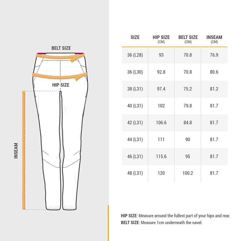 Pantaloni trekking donna FH500