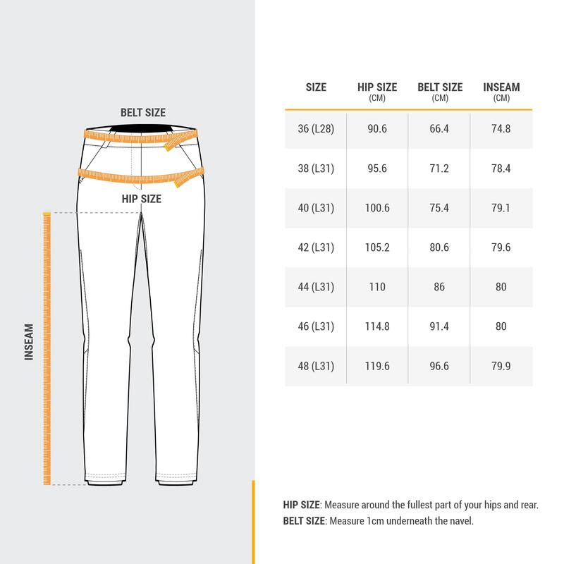 Women's Mountain Walking Trousers MH100