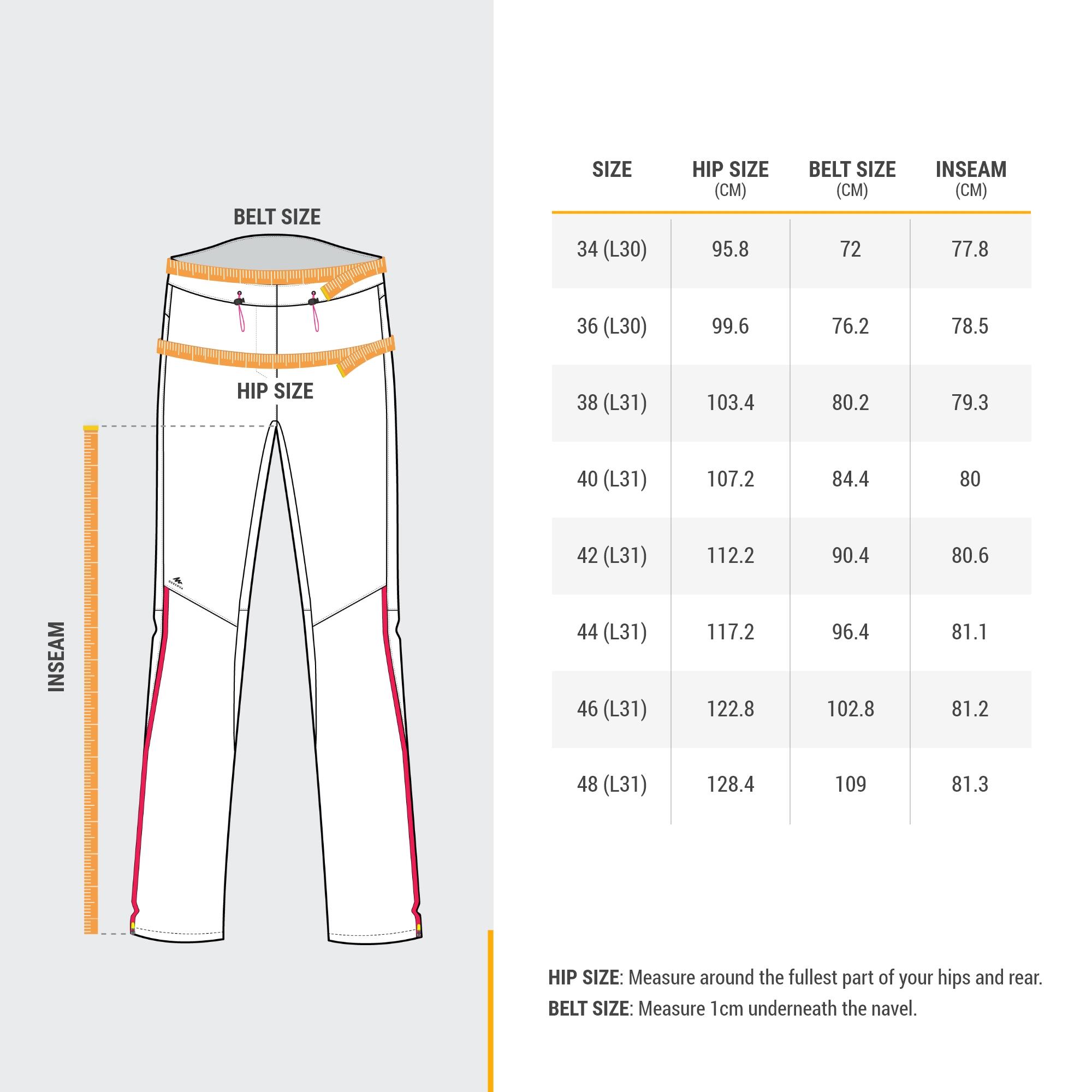 Pantalon imperméable femme – MH 500 noir - QUECHUA