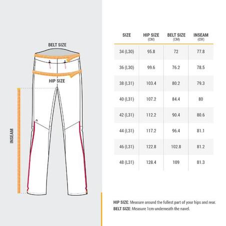 Crne ženske vodootporne nadpantalone za planinarenje MH500