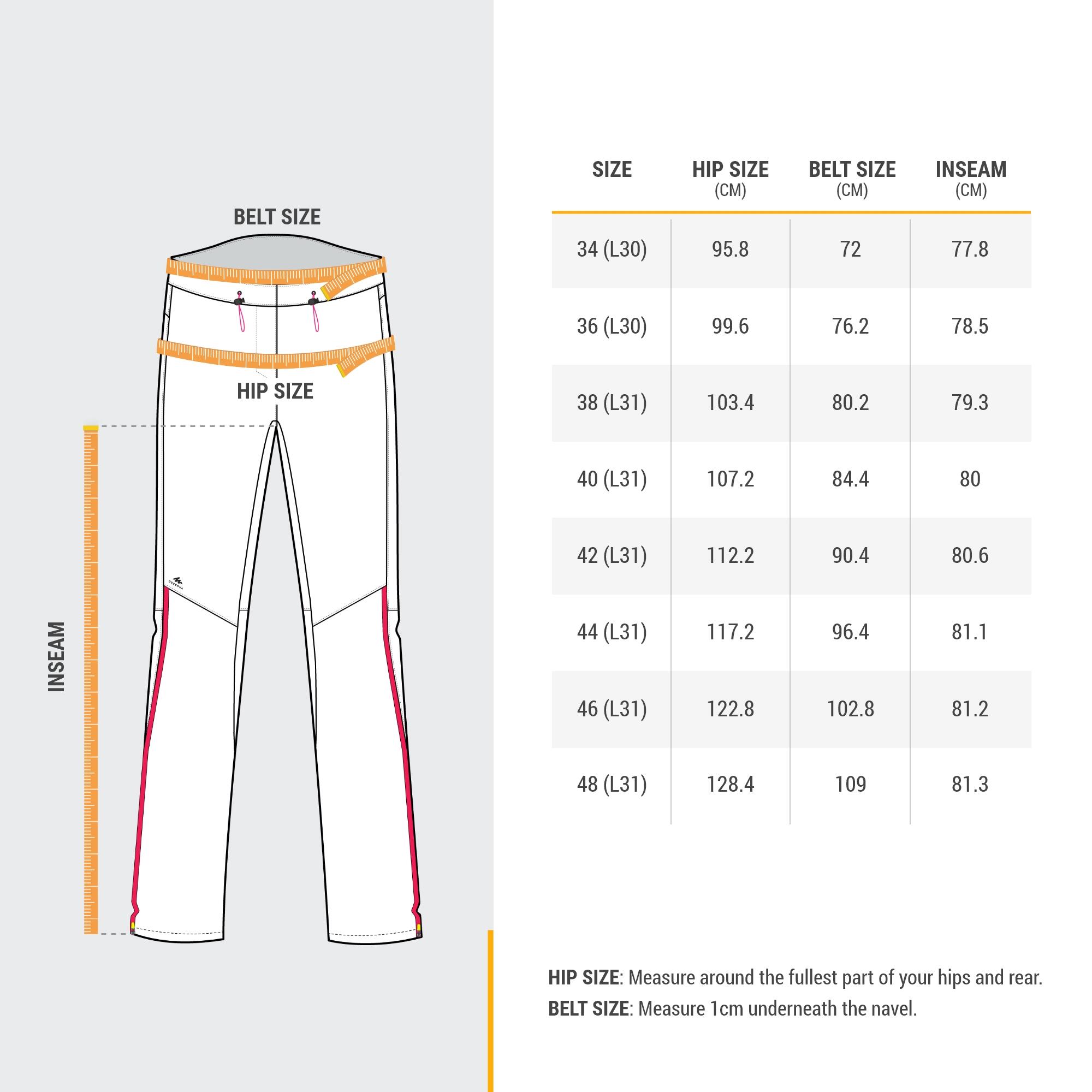 Waterproof mountain hiking overtrousers - MH500 - Ladies